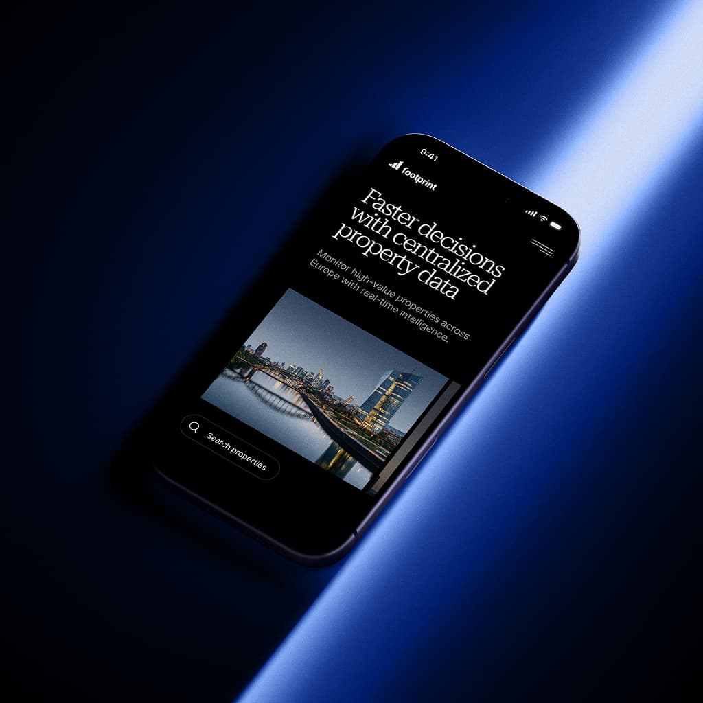 Footprint mobile website
